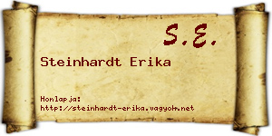Steinhardt Erika névjegykártya
